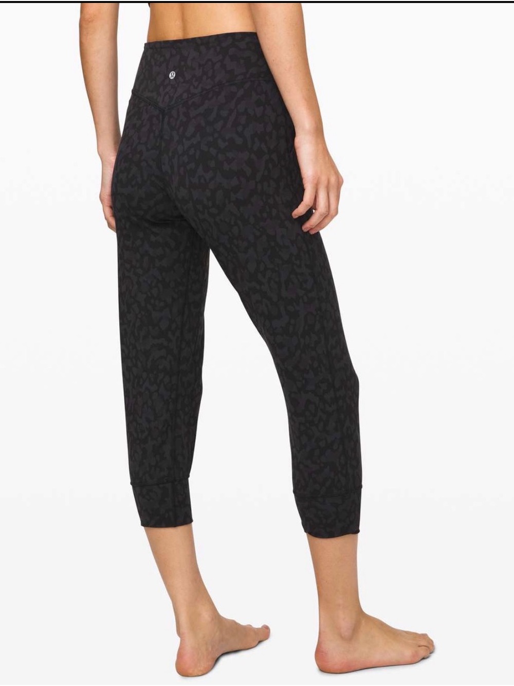 Lululemon Align Jogger Crop pants in a Formation Camo Deep Coal Multi